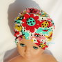 Turban dublu cu mamarute colorate-unicat