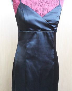 rochie lunga satin