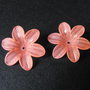 FLOARE ACRIL FROSTED - ROZ ( SOMON ) - 26 MM