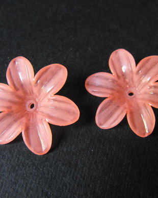 FLOARE ACRIL FROSTED - ROZ ( SOMON ) - 26 MM
