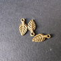 PANDANTIV BRONZ - FRUNZULITA - 16 X 7 MM