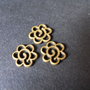 LINK - PANDANTIV FLOARE BRONZ - 13 MM