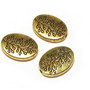 Margele din metal, auriu antichizat, 14x10 mm