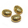 Margele din metal, auriu antichizat, 7.5x6 mm