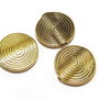 Margele din metal, auriu antichizat, 18x3 mm