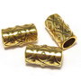 Margele din metal, auriu antichizat, 17x10 mm