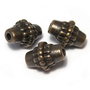 Margele din metal, cupru, 10x8 mm