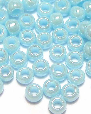 Margele TOHO, 11/0, Opaque-Lustered Pale Blue - 20 grame