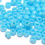 Margele TOHO, 11/0, Opaque- Rainbow Blue Turquoise-10 grame