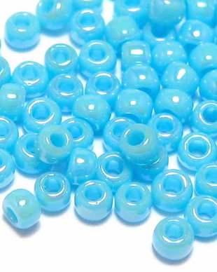 Margele TOHO, 11/0, Opaque- Rainbow Blue Turquoise-10 grame