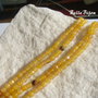 Agate galbene fatetate aprox 4 mm