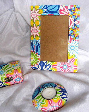 set cutie,rama si suport lumanre 25357