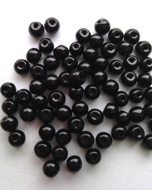 LMS460 - margele sticla negre