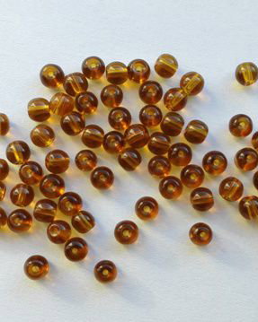 LMS466 - margele sticla galbene