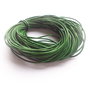 1m snur piele naturala verde 1mm (ELGE 034)