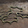 1b Baza brosa bronz, 3bucle 46x20mm (BZ0015)