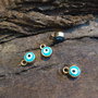 1b charm aurit evil eye turcoaz 10x7mm (GPLAK 139)