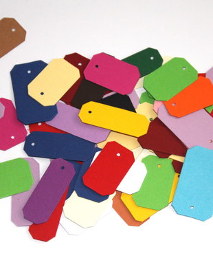 *** 30 de etichete colorate, perforate ***