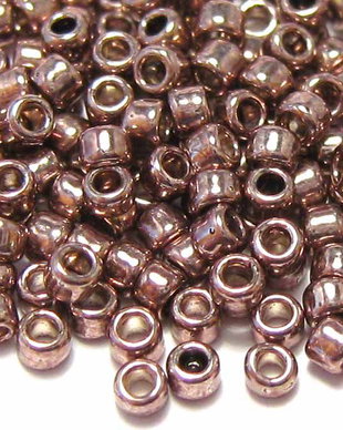 Margele TOHO, 15/0, Galvanized Mauve - 10 grame