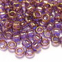 Margele TOHO, 15/0, Gold-Lustered Amethyst - 10 grame