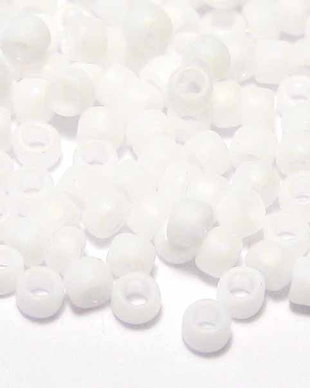 Margele TOHO, 15/0, Matte-Color Opaque White - 10 grame