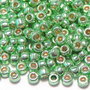 Margele TOHO, 15/0, Permanent Finish - Galvanized Mint Green - 10 grame