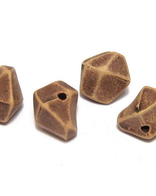 Margele din acril, decorative, antic style, 10 mm