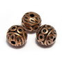 Margele din metal, cupru, 8 mm