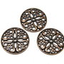 Margele din metal, cupru, 24x3 mm