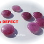 Agata banut aprox 5-6x15 mm cu DEFECT