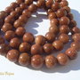 Brown goldstone 6 mm