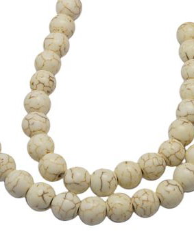 LPP834  - margele howlite sintetic