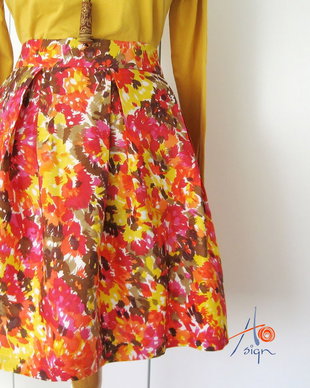 Exotic autumn garden