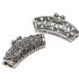 Distantier tubular, argintiu antichizat, 35x16 mm