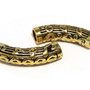 Distantier tubular, auriu antichizat, 34x10 mm