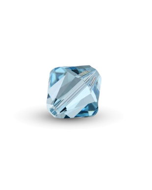 Cristale din sticla, biconice, 2 mm, aquamarin