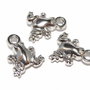 Pandantiv / charm din acril metalizat, broscuta, 16x13 mm