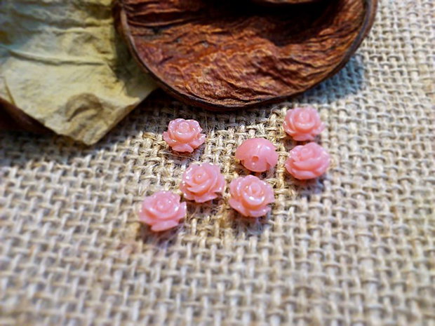 1b trandafir coral sinteza 9x8x5,2mm GSLAK 043