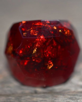 Inel rășină Red temptations- Rezervat Claudia