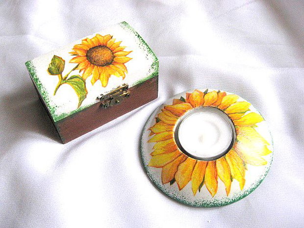 Set cadou floarea soarelui 25428