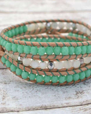 Bratara wrap ''Mint''