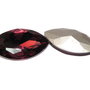 Cabochon din sticla, 17x32 mm, antic pink