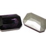 Cabochon din sticla, 18x27mm, amethyst
