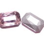 Cabochon din sticla, 18x27mm, pink