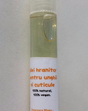 ULEI HRANITOR PENTRU UNGHII SI CUTICULE - 100% natural, 100% vegan.