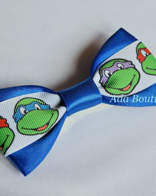 Papion copii Turtles Ninja albastru
