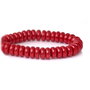 10b perle sticla abacus, rosii  8x4mm ( GSLAK 051)