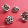 Capac mare argintiu antichizat aprox 20x20 mm