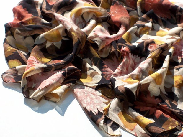 Matase naturala inflorata