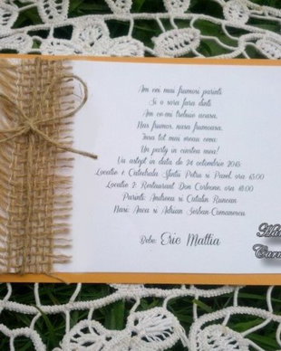 Invitatie cu iuta